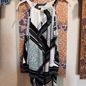 White House Black Market Sz M Dressy Layered Tank